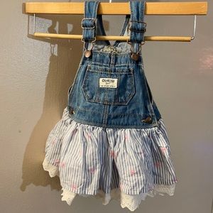 OshKoshB’Gosh Floral Overall Dress